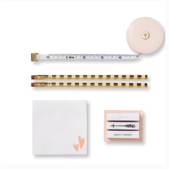 kate spade Bridal Pencil Pouch - Two Hearts nwt - Picture 4 of 4